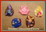 332sp Backyard Friends Chocolate Bite Size Pieces Mold